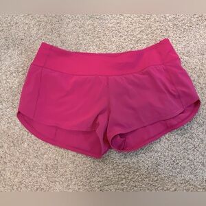 Lululemon speed-up shorts, size 8